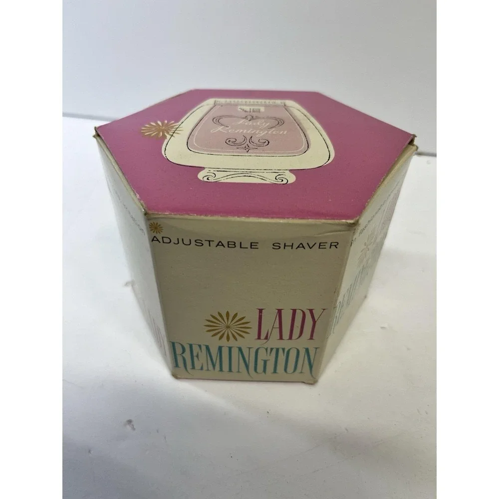 Vintage NOS Lady Remington Electric Shaver Complete With Case & Cord Orchid 261